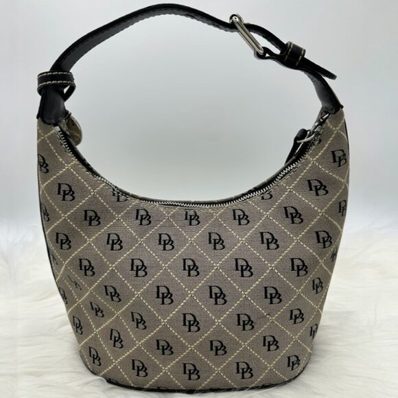 💰PRICE DROP💰 Dooney & Bourke Florentine Signature Small Hobo Shoulder Bag - Picture 2 of 12